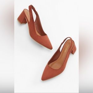 Lily Sling Back Block Heel